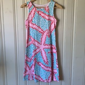 Mahi Gold Dress in Pink, Blue and White Size XS